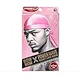 KISS RED Bow Wow Power Wave Velvet Luxe Durag (Pink)