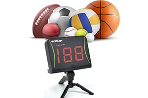 OYE Tennis Speed Radar Tennis Gift Sports Speed Tester Hands-Free Speed Gun for Tennis Baseball Golf Pitching Catching Speed Sensor