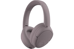 JLab JBuds Lux ANC Wireless Headphones, Mauve, Hybrid Active Noise Cancelling, Customizable Sound, Spatial Audio Compatible, Premium Over-Ear Bluetooth Headset