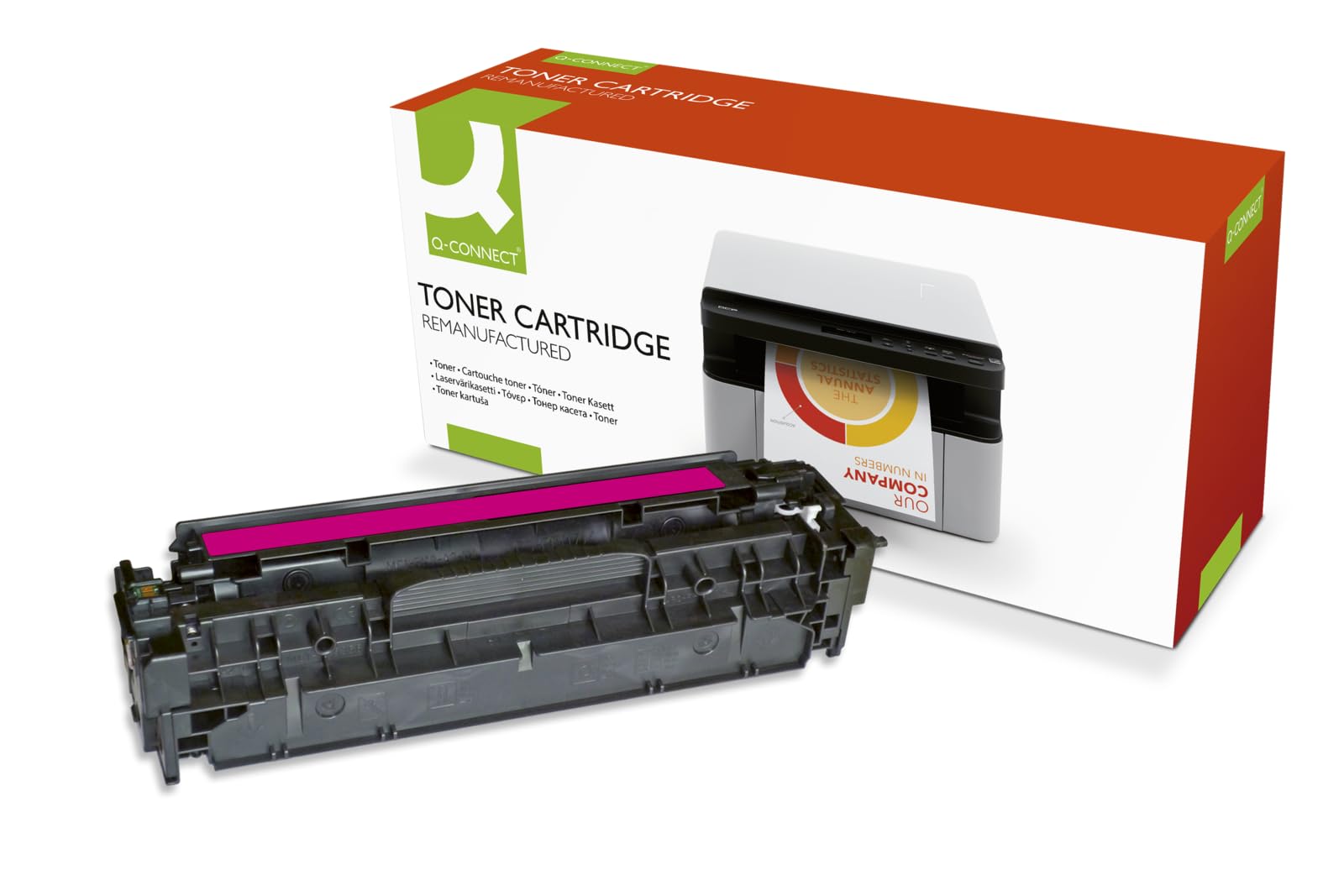 Q-Connect Compatible Solution HP 304A Laserjet Toner Cartridge Magenta