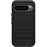 OtterBox Google Pixel 9 Pro XL (Only) - Defender Series Case - Black - Case Only - Rugged &amp; Durable - with Port Protection - Microbial Defense Protection - Non-Retail Packaging