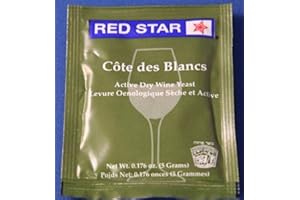 Midwest Homebrewing and Winemaking Supplies Red Star Cote Des Blancs-Net Wt. 0.176 oz(5G)