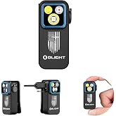 OLIGHT Oclip Pro Rechargeable EDC Clip-on Flashlight, Patriotic Flag | Red Light, 500 Lumens Floodlight, Spotlight, Pocket-Sized, USB-C Charging, Magnetic, for Work, Signaling, Outdoor or Home Use