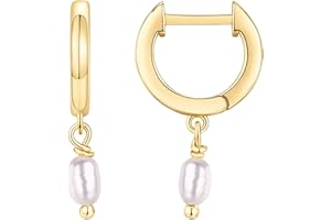 PAVOI 14K Gold Plated S925 Sterling Silver Post Lightweight Drop/Dangle Huggie Earrings for Women | Religious Ornament: Cross, Evil Eye, Clover, Celtic | Dainty Earrings for Women