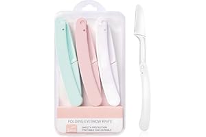 QIVORIMITH Dermaplaning Razors Tool for Women Face,3 PCS Eyebrow Razor,Facial Hair Removal for Women Sensitive Skin