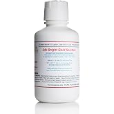 24K Bright Gold Solution - Intended for Bath Electroplating Equipment. (Liquid) The Fastest, Most Durable, Best Value, Most Consistent Gold Solution.Trusted Name in the Industry (500 mL (16 oz), 24k)