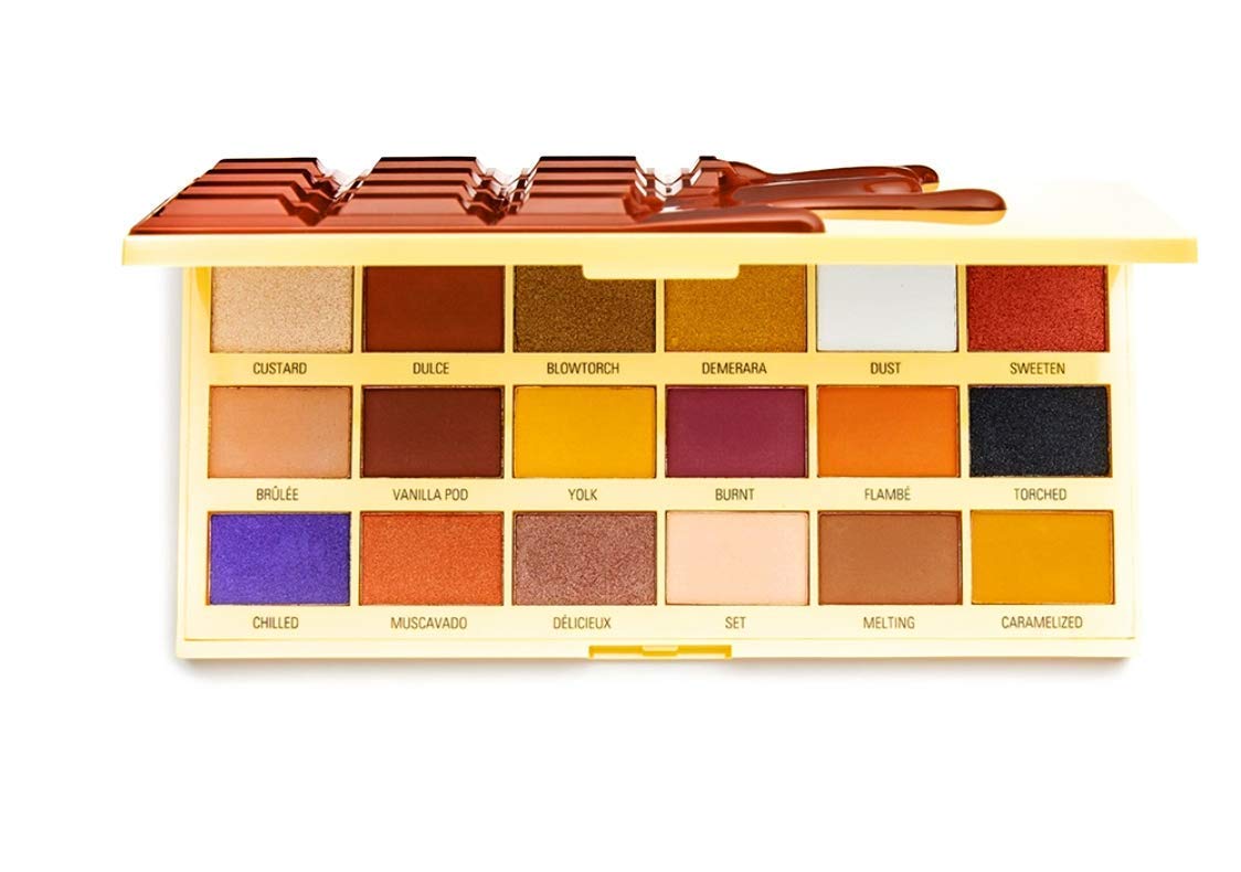 I Heart Revolution, Chocolate, Eyeshadow Palette, Creme Brulee, 18 Shades, 18g
