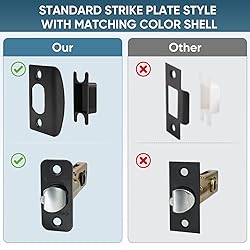 TICONN Traditional Wave Style Reversible Door