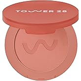 Tower 28 GetSet Matte Powder Blush for Cheeks - 12-Hour Setting Blush Powder for Smooth, Blurred Skin - Talc-Free, Sweat-Proof Face Blushes - Makeup for Sensitive Skin - Long Beach Iced Tea (1.13 oz)