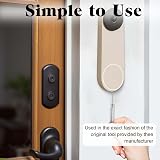 Abeillo 4Pack Doorbell Removal Pin Key for Nest Eufy Google Nest Video Doorbells view 5