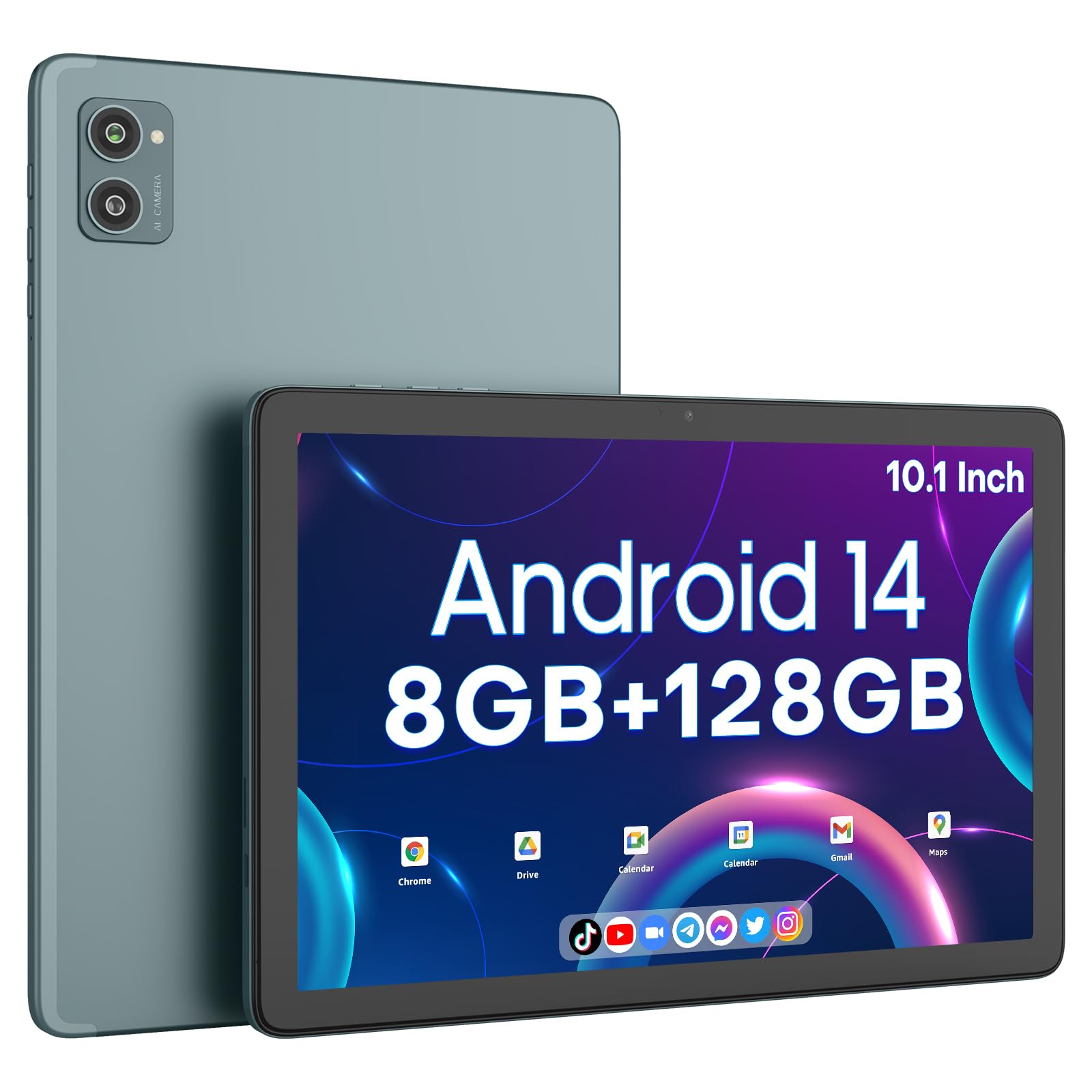 Photo 1 of **DAMAGE TO SCREEN**
xiskt 10.1 inch Android 14 Tablet