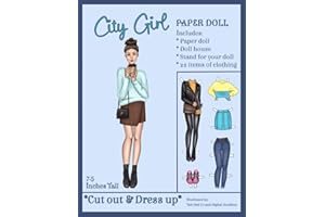 City Girl Paper Doll: Cut out & Dress up