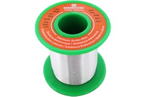 E ENERSYSTEC Thin Solder Wire Rosin Core Fine Gauge Electronics Solder Lead Free 0.02 7.05oz Electrical Silver Soldering 0.6mm 200g Unlead Solder Wire Alloy Sn99 Ag0.3 Cu0.7