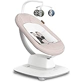 UPPAbaby Mamaroo Smart Swing – 5 motions + 5 speeds + 4 sounds with MotionSync Technology – Infant Recline + Bluetooth Enable