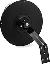QWORK 12" Convex Traffic Mirror Wide Angle Safety Security Mirror w/ Bracket view 3