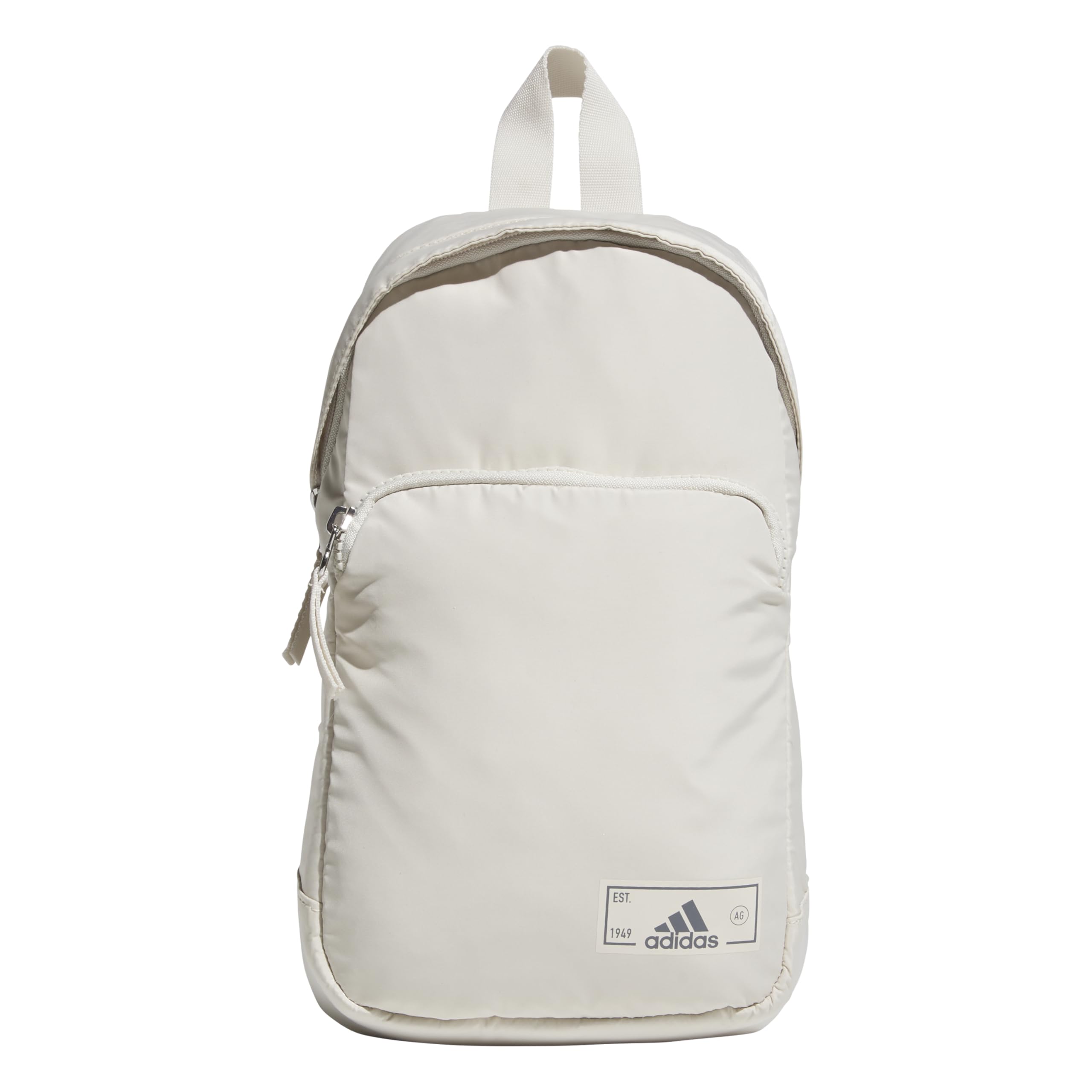 adidas Essentials Sling Small Crossbody Bag for Women and Men (5L), Alumina Beige/Grey Four/2.0, One Size