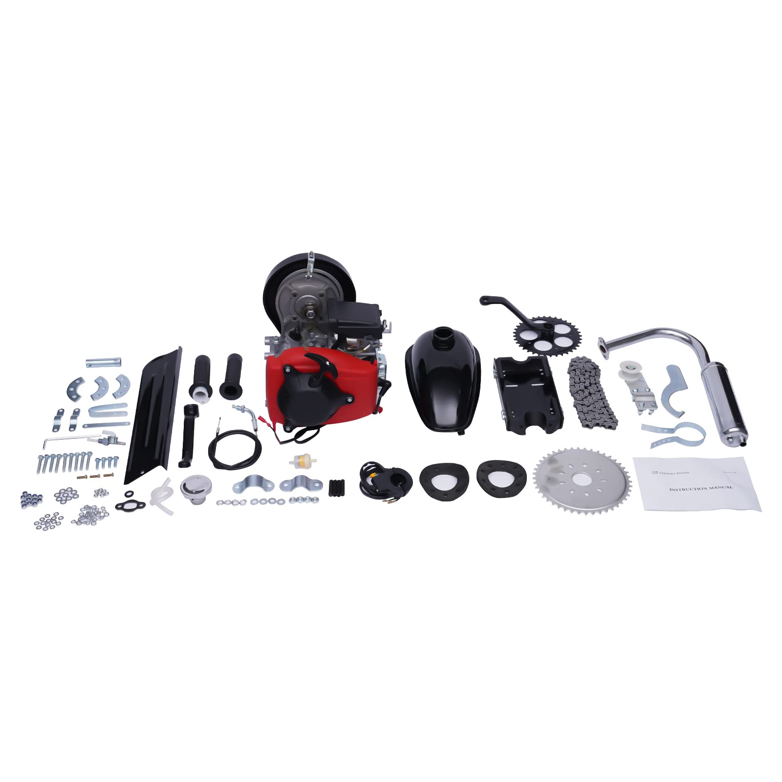 49CC Motorized Bicycle Kit Bike Engine Kit Single Cylinder
