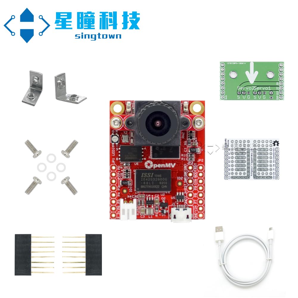 OpenMV SingTown Cam H7 Plus Genuine, SingTown, 5MP High Definition Image Processing Machine Learning Smart Camera Robotics OpenMV4 Cam H7 Plus