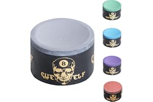CUEELF Pool Chalk Premium Pool Cue Chalk Billiard Pool Stick Chalk Billiards Chalk-Blue,Green,Pink,Purple or Grey