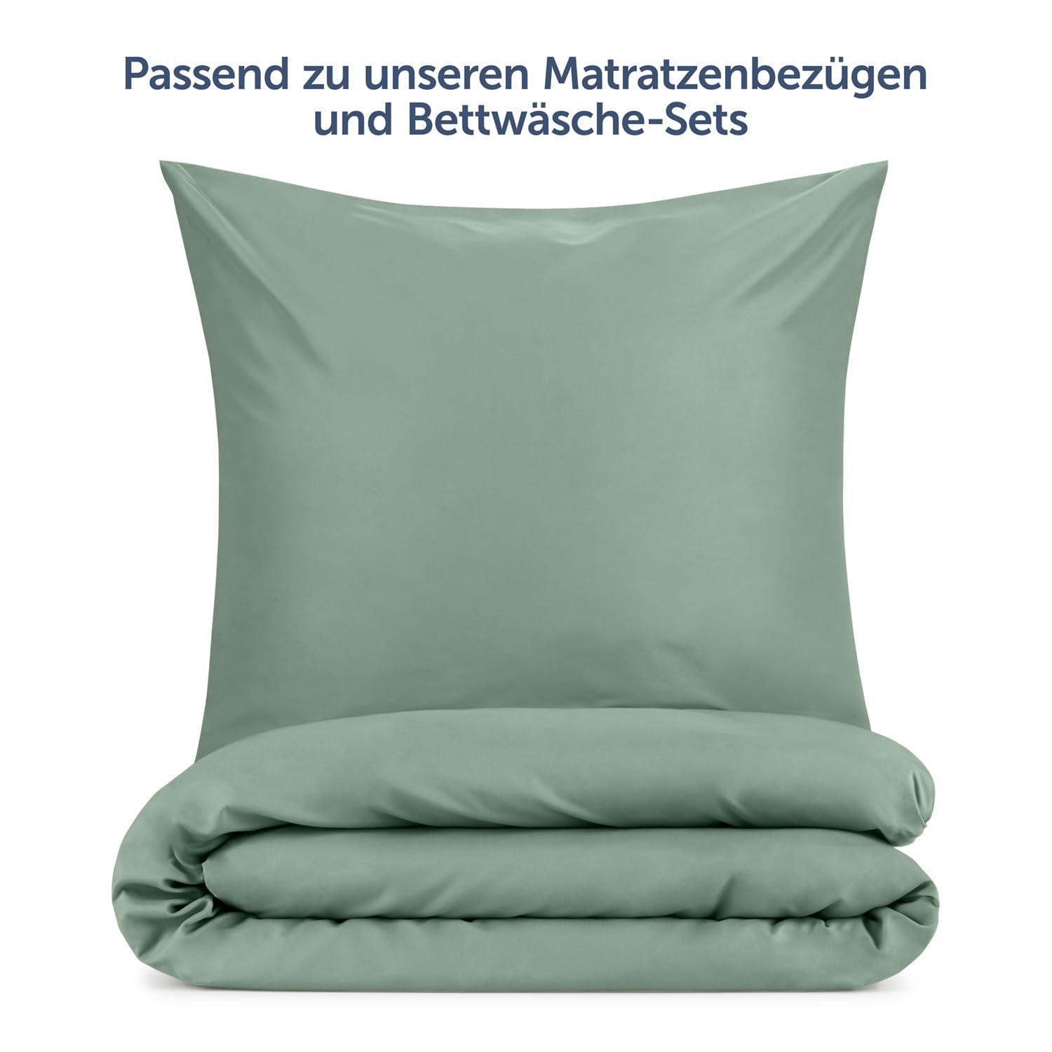 Blumtal Kissenbezug 40 x 60, 2 Stück - Oeko-TEX zert. Kissenbezüge 100% Mikrofaser in extra weich & waschmaschinenfest - Bezug Kissen 40x60 Sommergrün 5