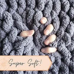 Adyrescia Chunky Knit Blanket Throw | 100% Hand