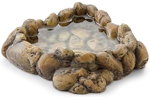 Exo Terra Corner Pebble Water Dish - Medium