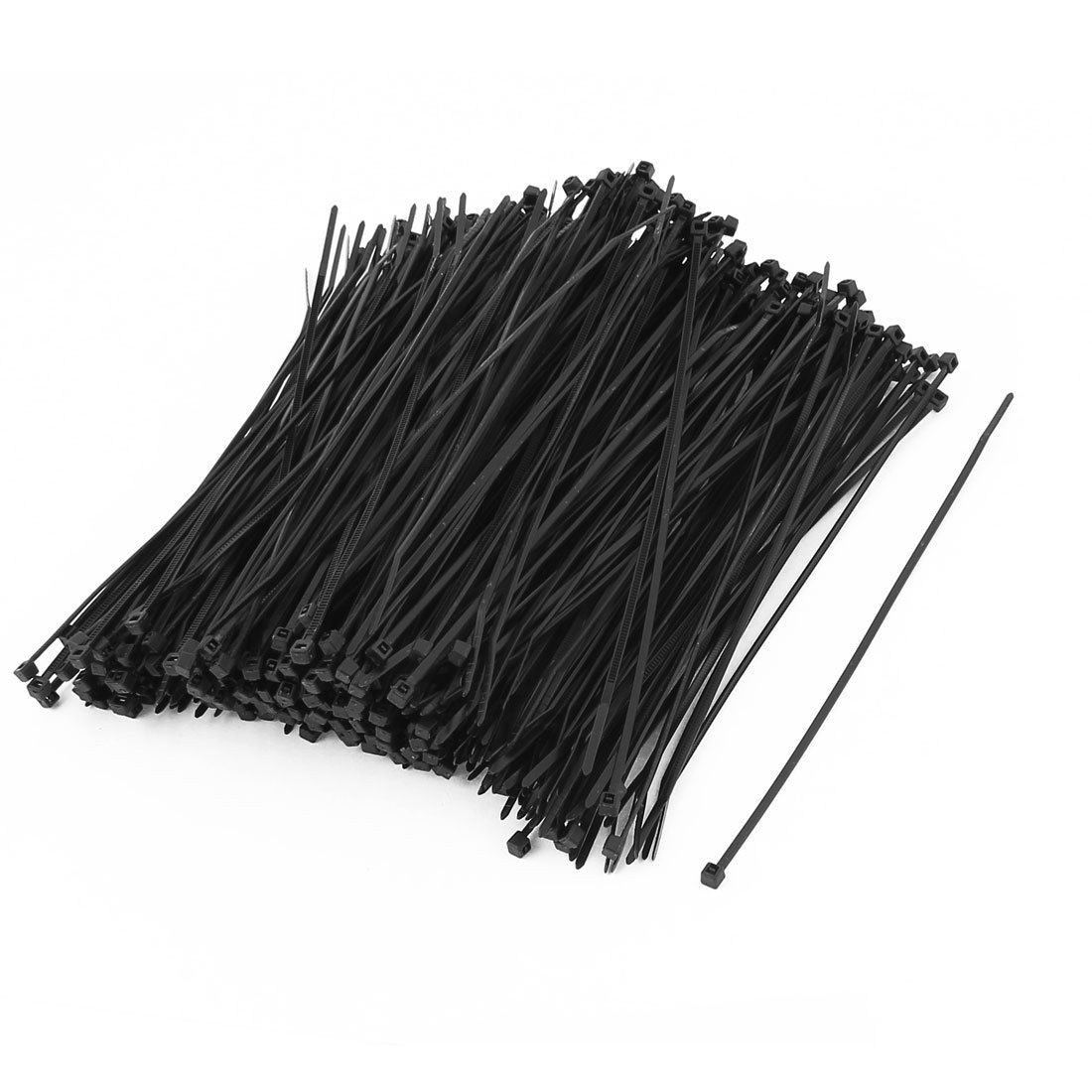 sourcing map Nylon Strip Zip Wire Cable Tie Fastener Off 2mmx150mm 500pcs