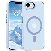 BENTOBEN for iPhone 16e (2025) Case, [Compatible with MagSafe] Magnetic Case Translucent Matte Frosted Slim Shockproof Women Men Protective Phone Cover for iPhone 16e 6.1",Blue