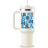 Boy Mom Gifts for New Mom - First Mothers Day Gifts for New Moms, Boy Mama, Pregnant Mother, Expecting Mommy, First Time Moms To Be, Mommy To Be - 40oz Travel Cup Insulated Tumbler with Lid & Straw