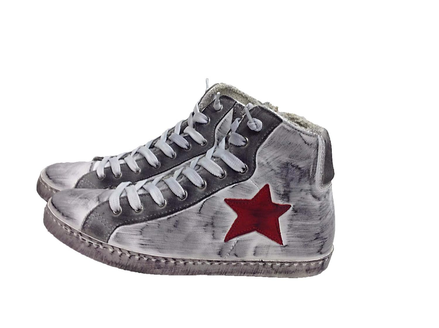 JOHN RICHMOND RICHMOND SNEAKERS UOMO BIANCHE CON STELLA BLU FW21 – Fedele  Mode