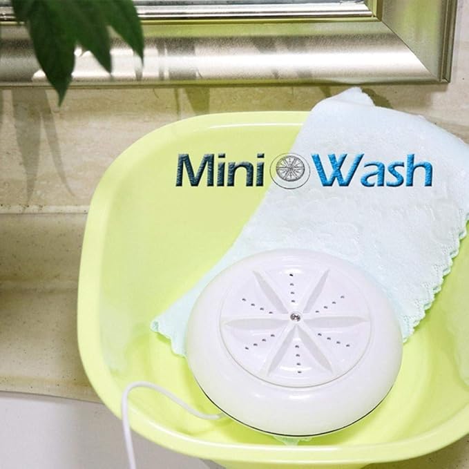 NBZH Mini Lavadora Ultrasónica, Lavadora Turbina Ultrasónica 2 En ...