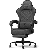 PZDO Gaming Chairs for Adults, Computer Chair Ergonomic Gaming Chair with Footrest, Chaise Gamer Reclining Pc Chair Gaming Ch