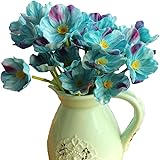 LebriTamFa 10 PCS High Quaulity Fresh Artificial Mini Real Touch PU/Latex Corn Poppies Decorative Silk Fake Artificial Poppy 