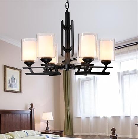 Lampada A Sospensione Classica Moderna A 6 Vie Per