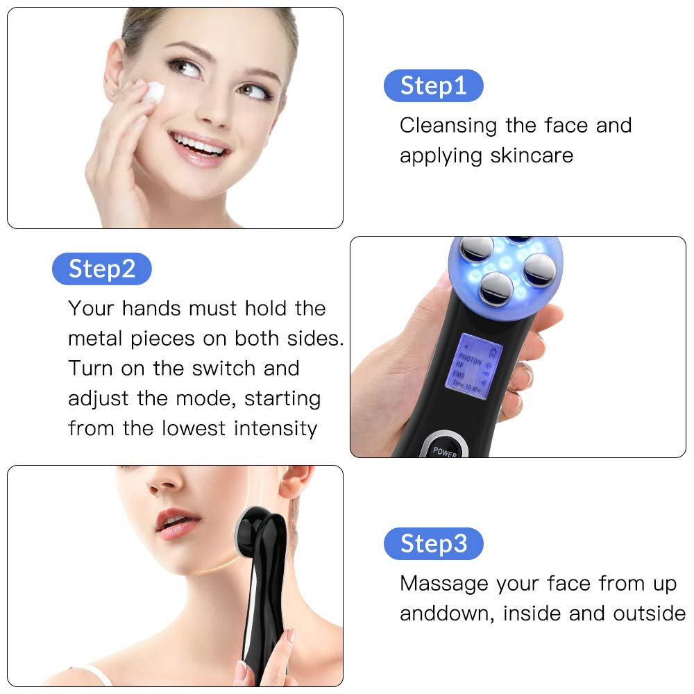 Face Machine for Women-Black: Beauty