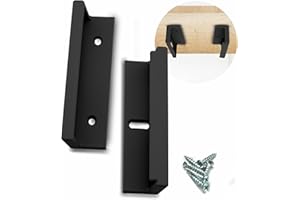 splash n color Under Desk Mount Kit for Focusrite Scarlett 2i2 (3rd Gen) – Secure Under Desk Organizer with Reversible ABS Brackets and Clips – Desk Mount Accessories for Sturdy Installation – Black