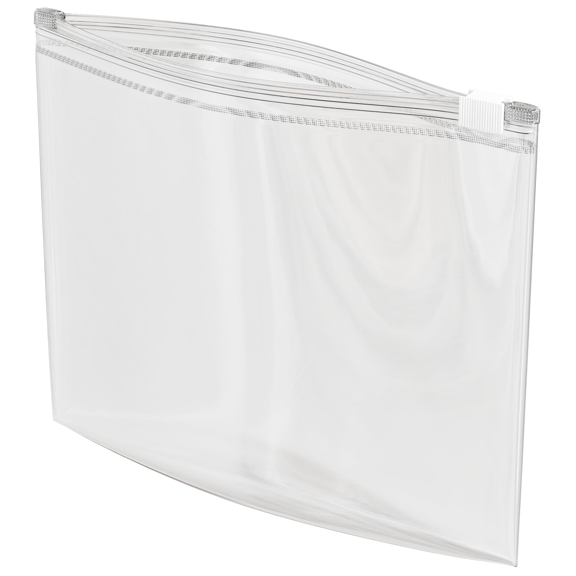 Photo 1 of 100 Count - Slider Zip Food Storage Bags, 10" x 7" 3 Mil Heavy Duty, Strong & Durable For Freezer Storage. GPI