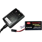 MaximalPower™ 1500mAh High Capacity Battery & Charger for Parrot AR.Drone 2.0 & 1.0 (Charger + 1 Batt) (Charger + 1 Batt)