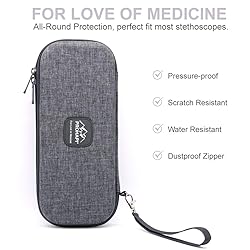 PROHAPI Hard Stethoscope Case, Large Stethoscope
