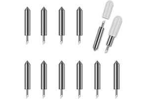 THANMAO 10PCS Replacement Cutting Blades Compatible with Joy/Joy Xtra, Cut Vinyl Fabric Carbide Standard Blade Compatible with Joy Machine