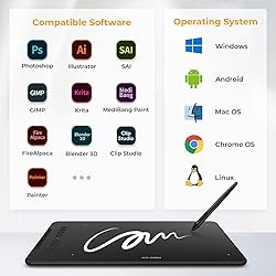 XPPen Updated Deco 01 V3 Drawing Tablet-16384