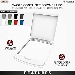 Rev-A-Shelf 50 Qt Under Sink Garbage Can Lid for
