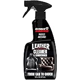 Leather Cleaner and Conditioner for Cars, Couch, Purse, Hand Bags, and Shoes - Twin Pack - Protect and Clean Interior Detailing (2x8oz Bottles)