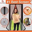 Magnetic Screen Door, Full Frame Velcro. Fits Door Openings up to 34"x82" MAX