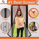Magnetic Screen Door, Full Frame Velcro. Fits Door Openings up to 34"x82" MAX