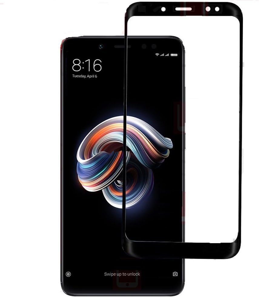BestTalk Edge To Edge Full Body Tempered Glass For Redmi Note 5 Pro (Black)
