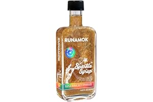 Runamok Sparkle Syrup - Maple Syrup Infused with Edible Sparkles, Perfect Pancake Syrup, Fun Vermont Maple Syrup for Beverages, Fresh Fruit & Dessert Toppings | 8.45 Fl Oz (250mL)