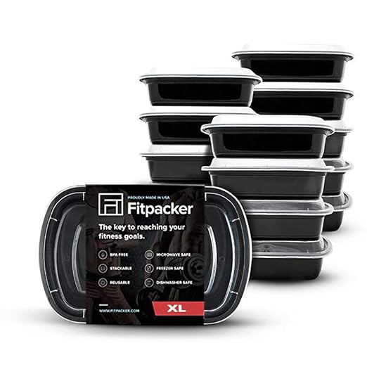 Fitpacker Los contenedores para la Comida preparatoria sin BPA ...