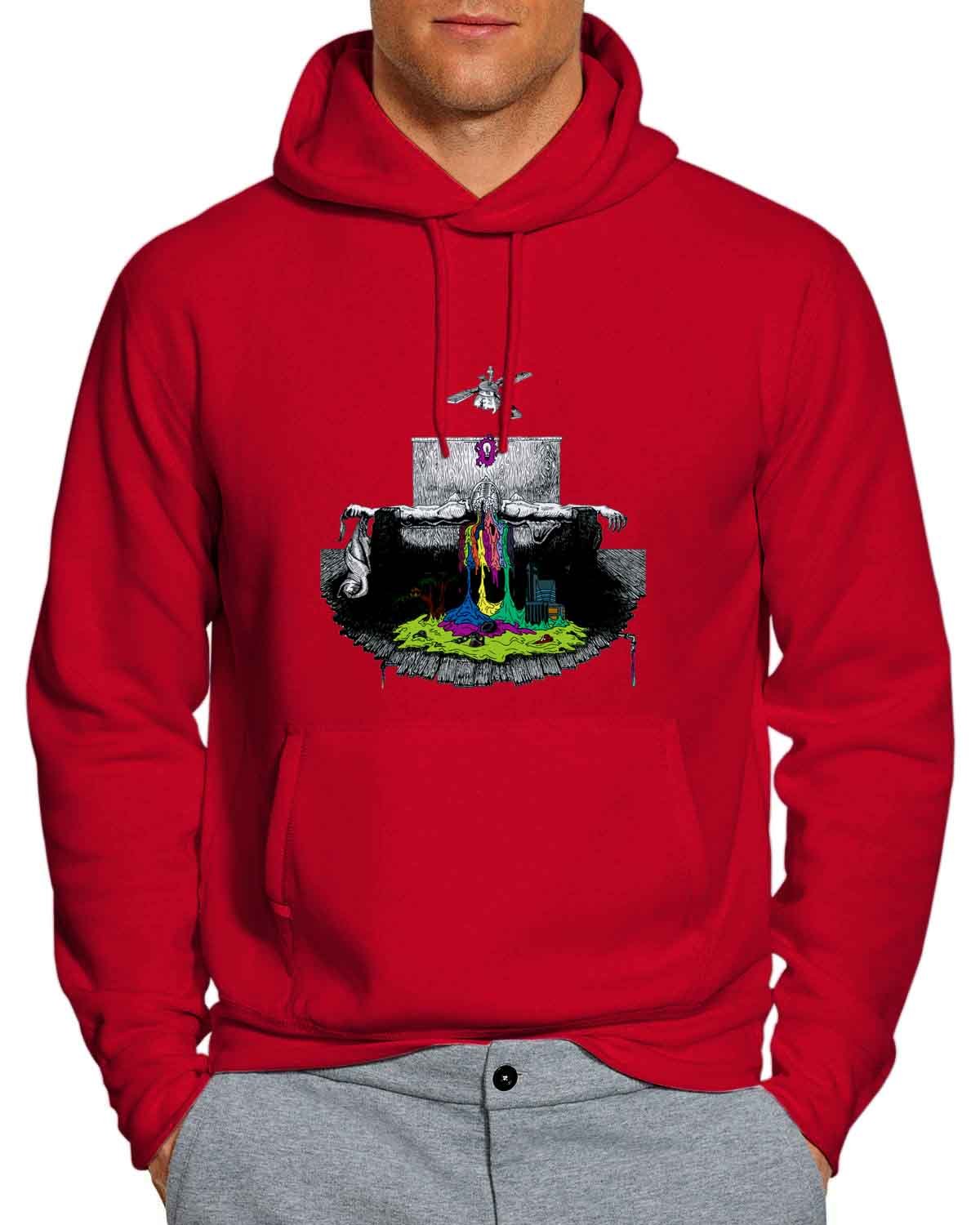 Amazon Com Twenty One Pilots Self Titled Hoodie Unisex Adults Red