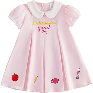 Toddler Girl Halloween Dress Pumpkin Ghost Embroidery Short Sleeve Doll Collar Pleated Dresses Kids Halloween Outfit